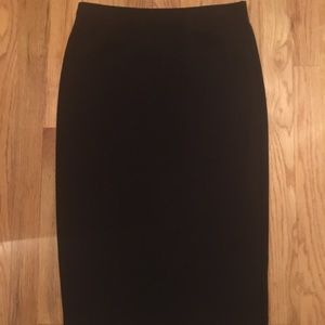 Max Studio black knit pencil skirt